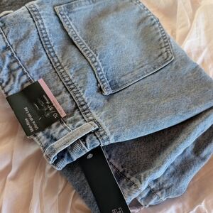 wild fable Light Wash Wide Leg Denim Jeans